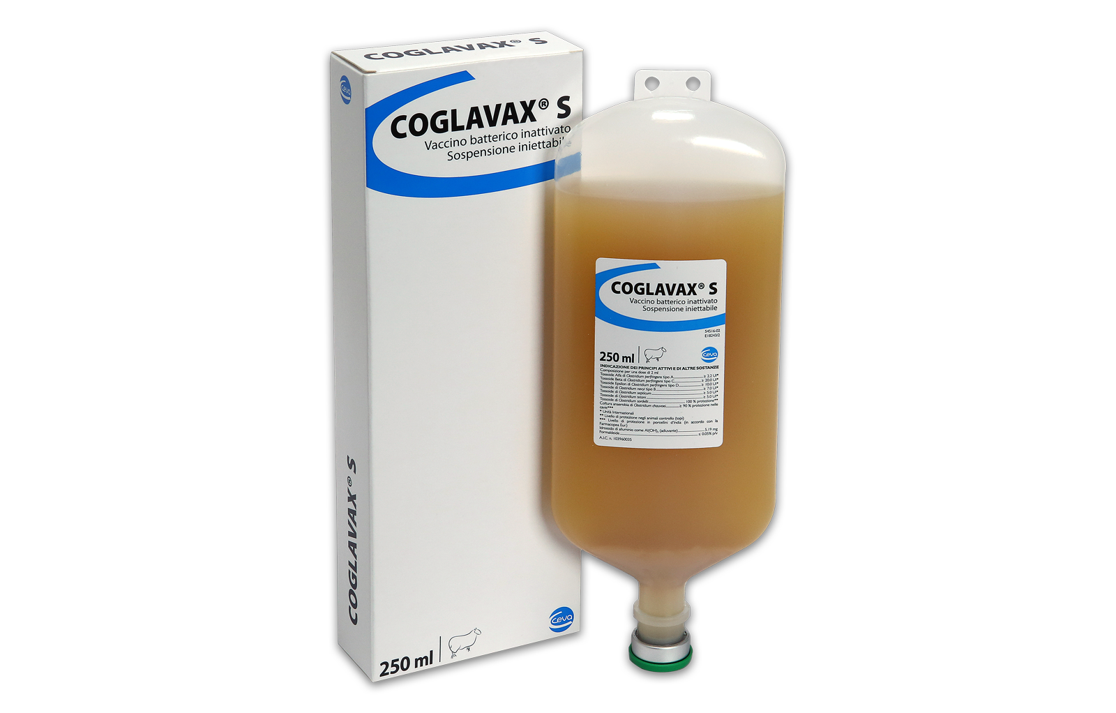 Coglavax S box and bottle