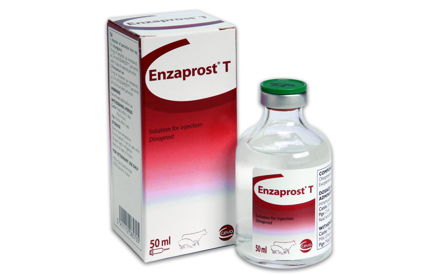 Enzaprost T box and bottle
