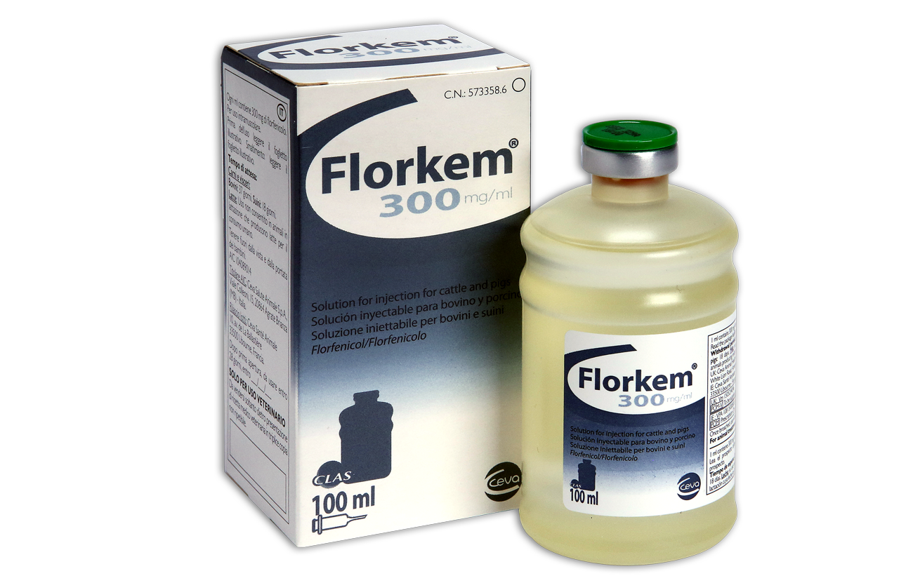 Florkem box and bottle