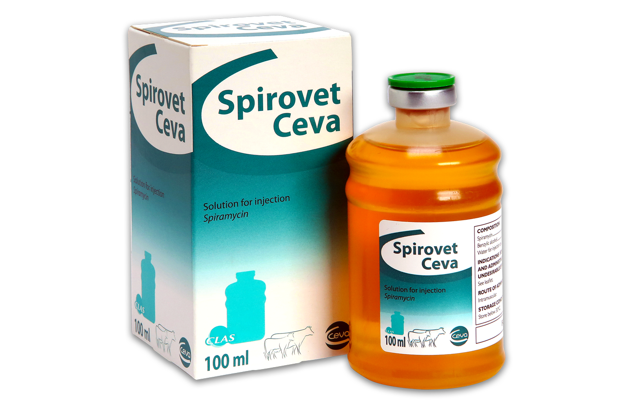 Spirovet box and bottle