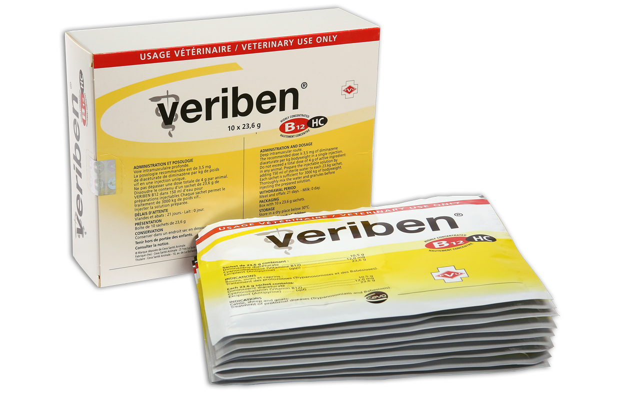 Veriben box and sachets